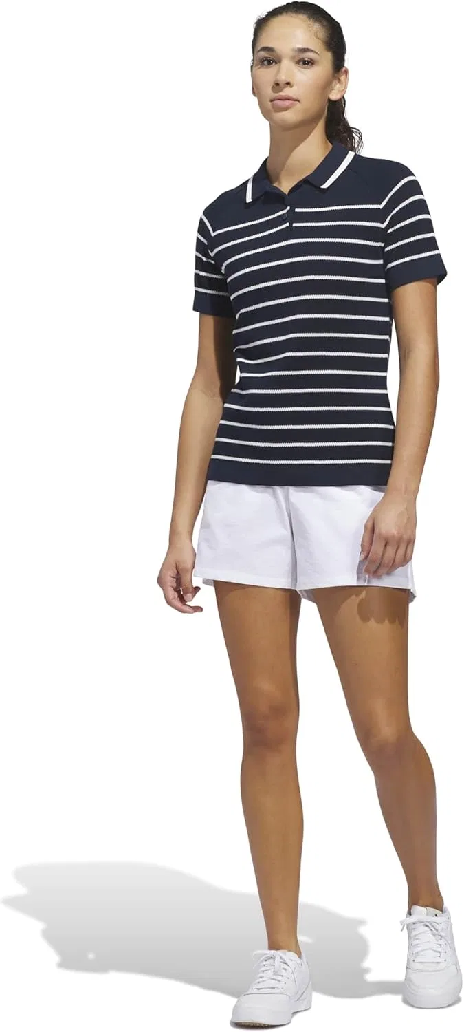Пиксе женский поло adidas, Collegiate Navy — фото 2