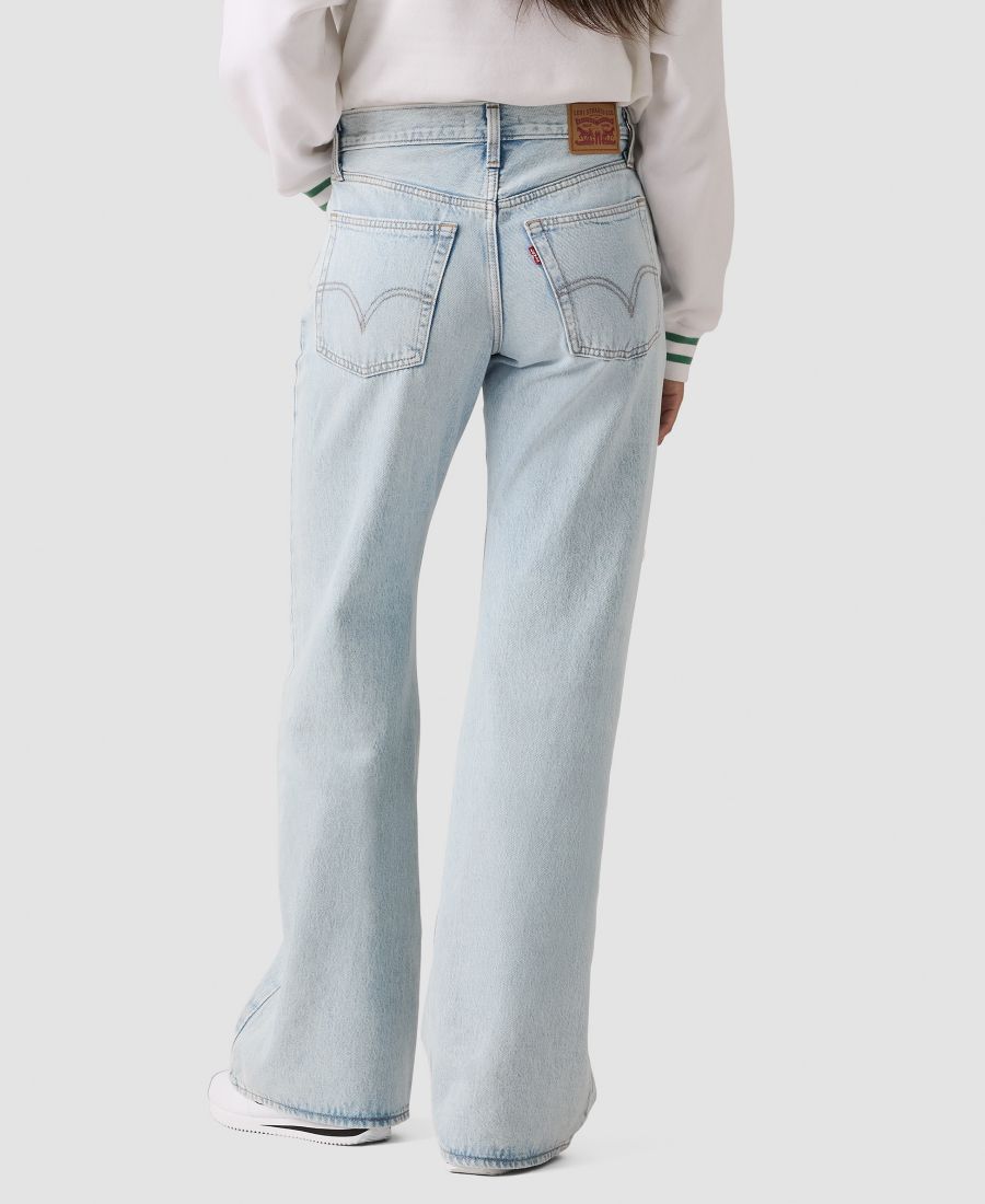 Женские джинсы средней посадки с расклешенными штанинами (Middy Loose Mid Rise Bootcut Jeans) Levi's, Abraided — фото 3
