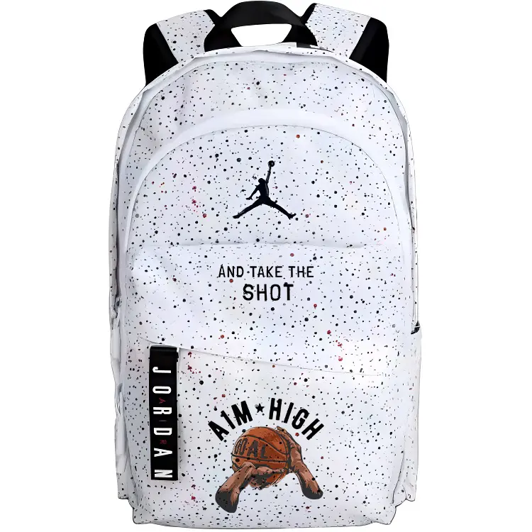 

Jordan Полиэстеровый рюкзак обычный унисекс Baby's Breath, Basketball Shot