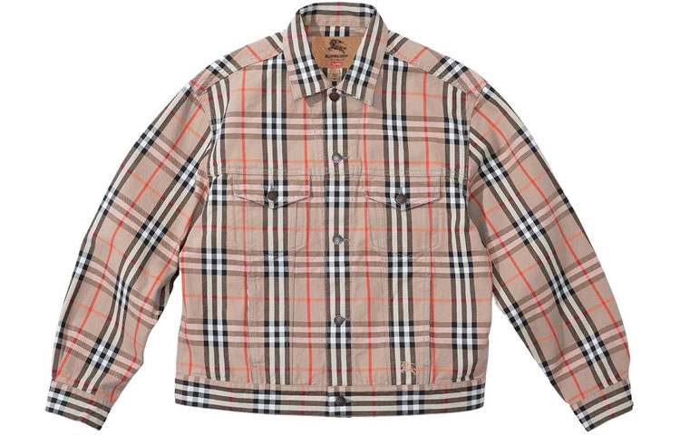 

Куртка-транкер Burberry Denim Trucker Jacket Supreme, Светлый умбр, Желтый, Куртка-транкер Burberry Denim Trucker Jacket Supreme, Светлый умбр