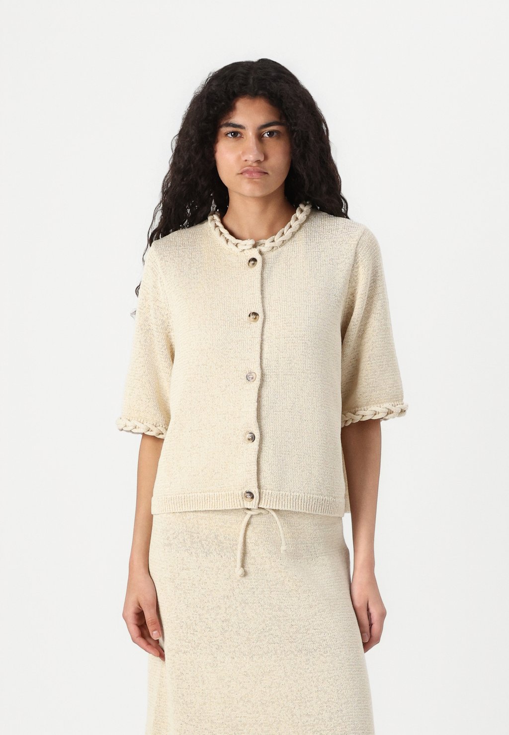 

Кардиган SLFALMA CARDIGAN Selected Femme, кремовый