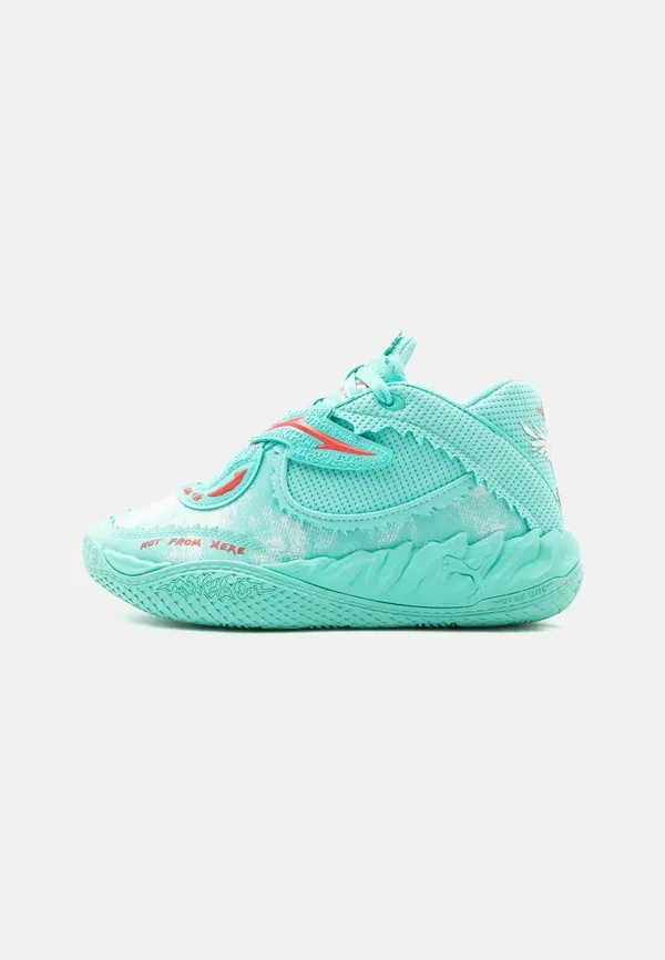 Кроссовки баскетбольные Mb05 melo world jr Puma, аква/красный