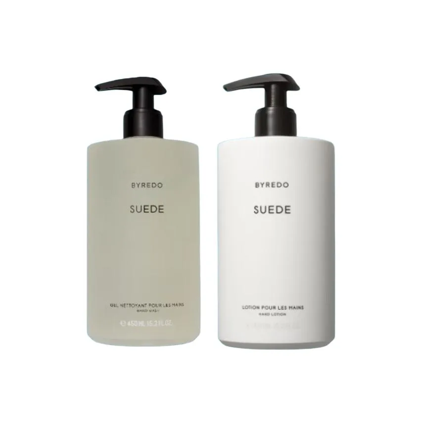 Byredo Набор для ухода за руками с ароматом, 450 мл*2, Two-Piece Set: Suede Hand Cream 450ml+Suede Hand Cleanser 450ml