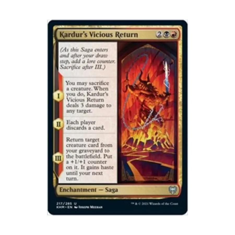 

CCG Порочное возвращение Кардура (U), MTG - Kaldheim