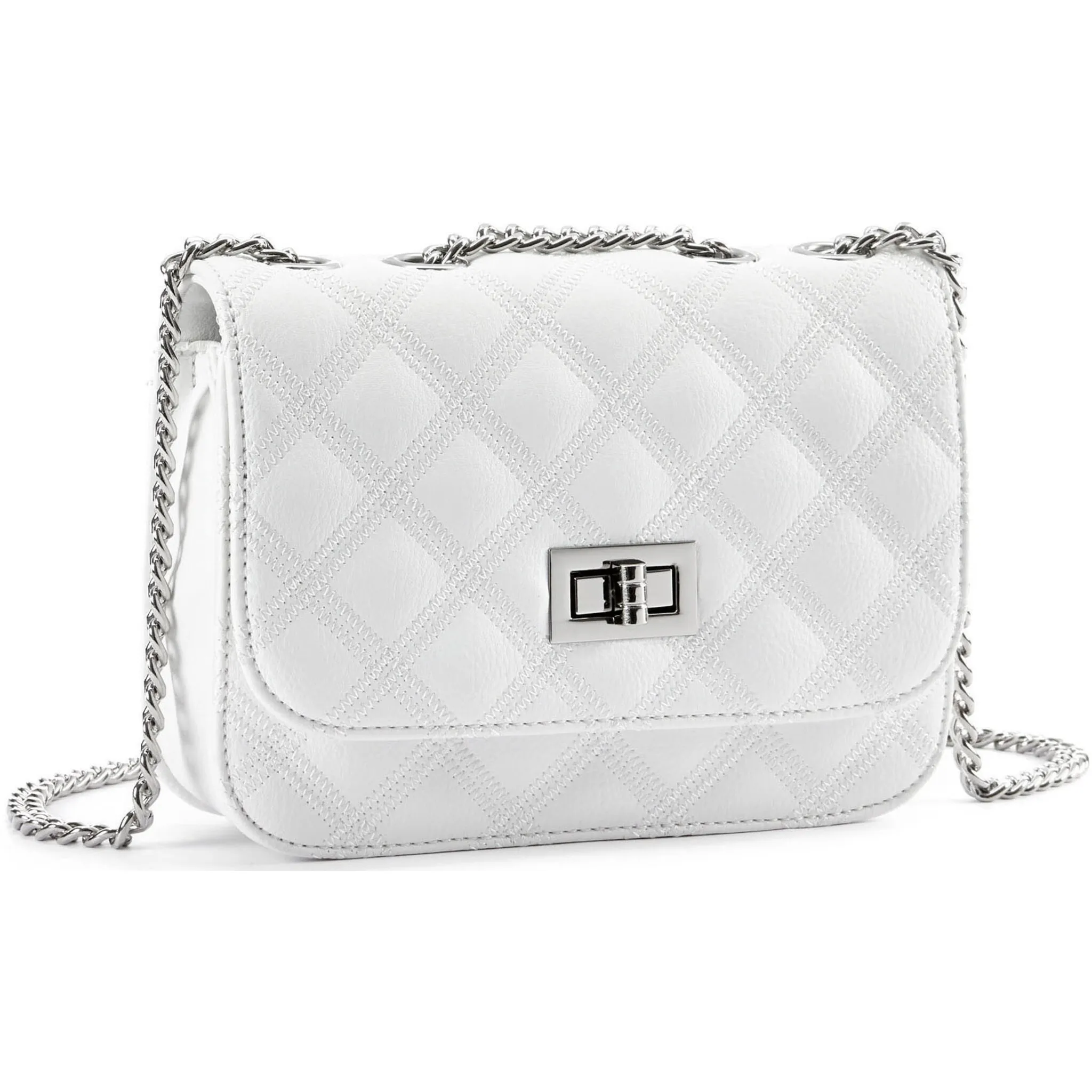 

LASCANA сумка через плечо, мини-сумка, сумочка, сумка с ручкой-цепочкой VEGAN, белый