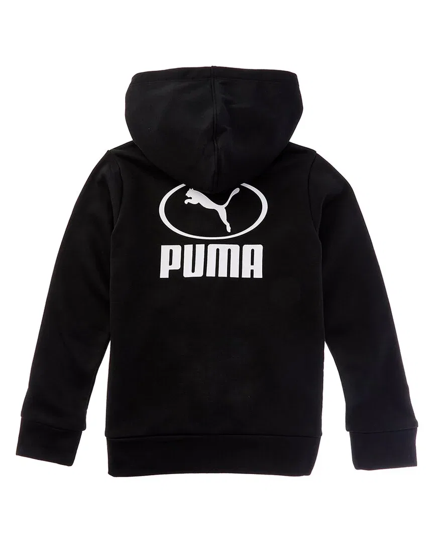 Толстовка на молнии из флиса PUMA Sport Pack, черный — фото 2