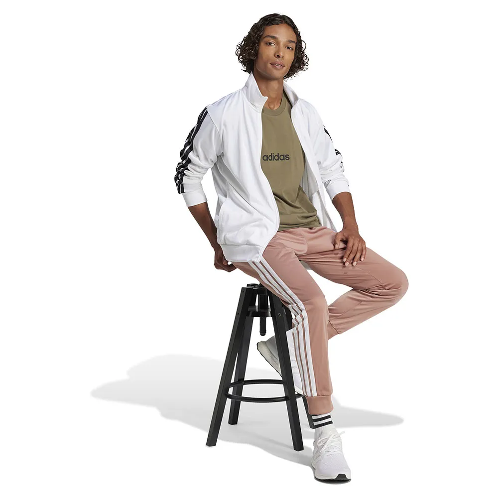 Футболка adidas Essentials Linear Single Jersey, зеленый — фото 4