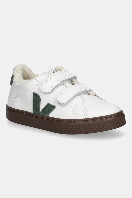 

Детские кожаные кроссовки Small Esplar Winter Veja, белый