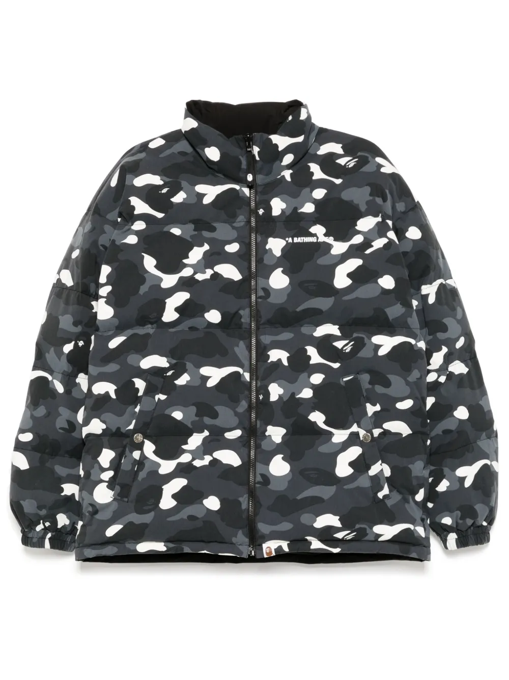 

Двусторонний пуховик City Camo A BATHING APE