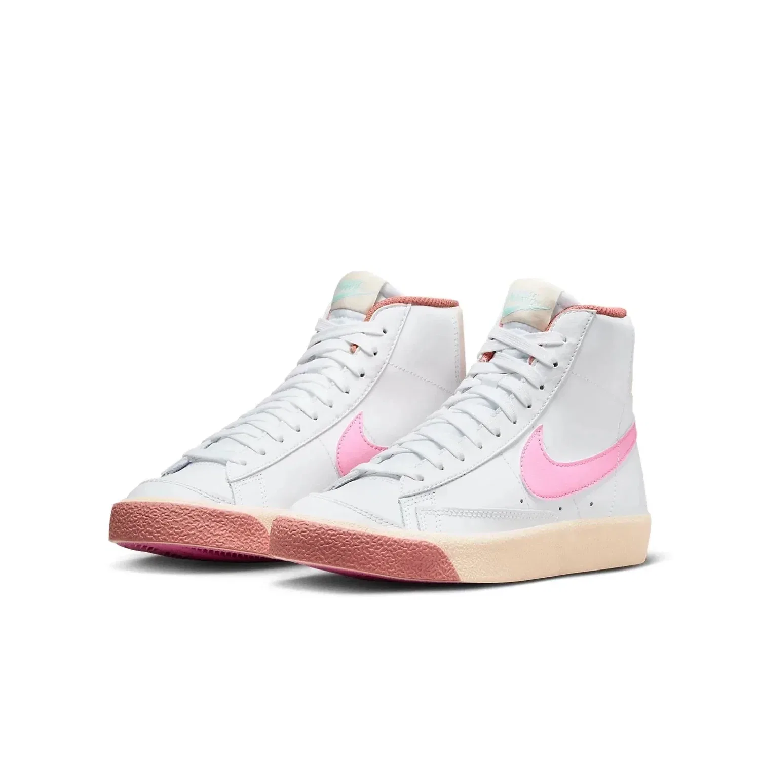 Детские кроссовки Nike Blazer Mid 'GS DZ2900 - белые, повседневная обувь HTAT473