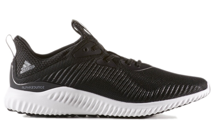 

Кроссовки Alphabounce 1 мужские низкие черные/белые Adidas