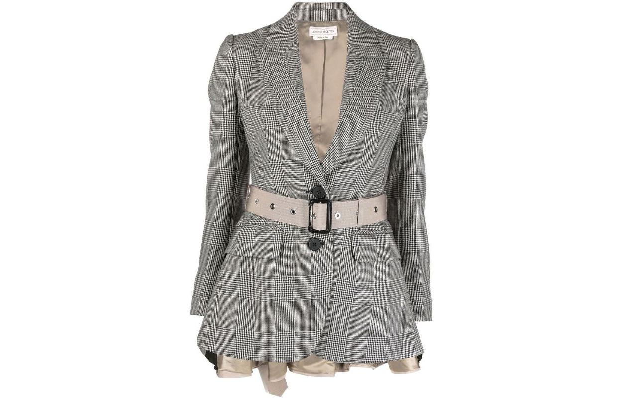 

Alexander McQueen Женское коричневое пальто для делового костюма, Brown