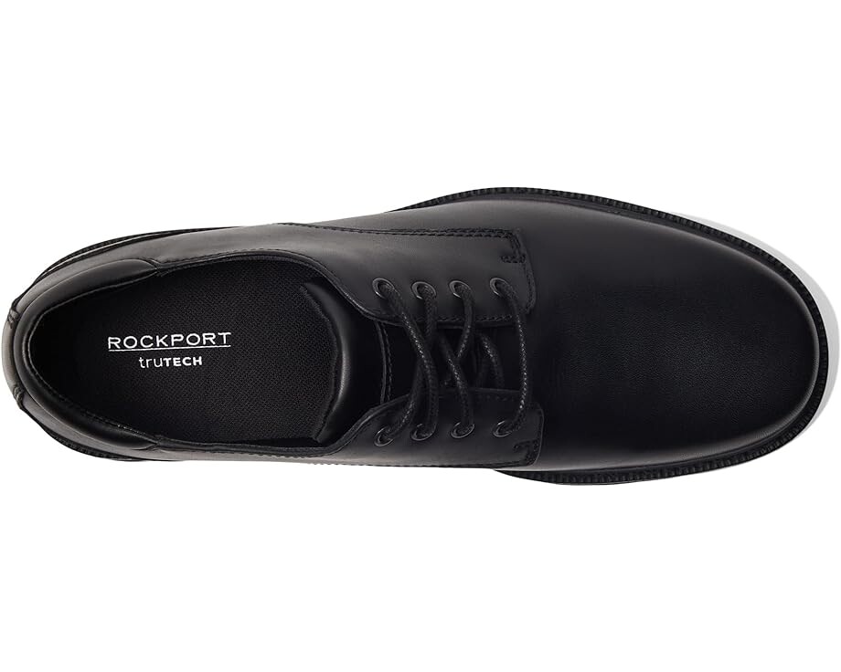 Оксфорды Rockport Main Route Northfield Waterproof, цвет Black Leather — фото 2
