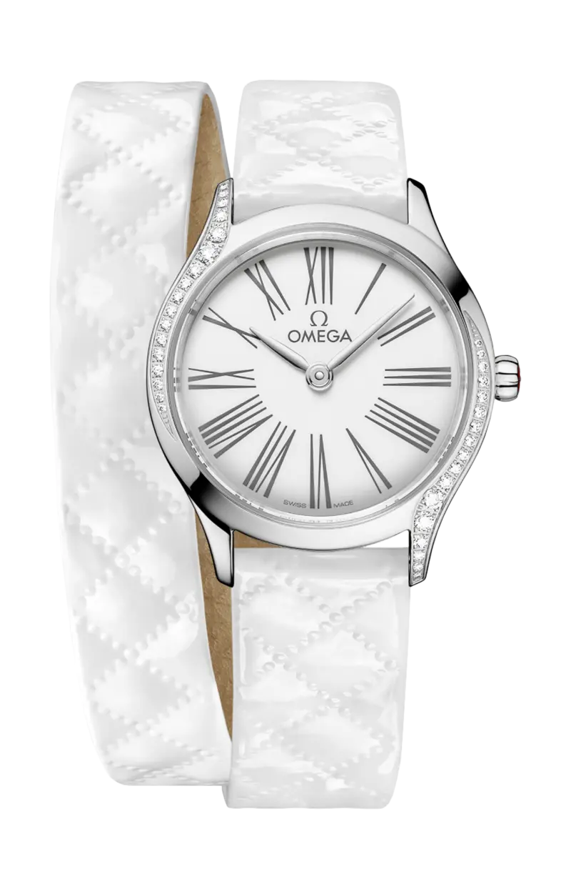 

De ville mini trésor 26 мм, сталь на коже - 428.17.26.60.04.008 OMEGA