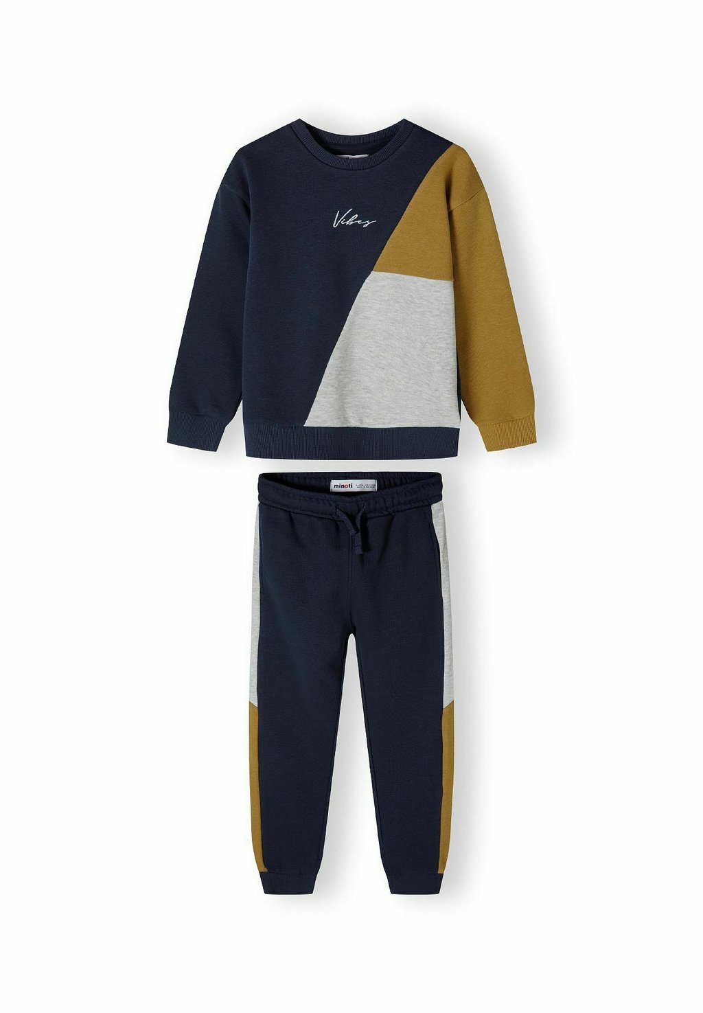 

Костюм CREW NECK AND JOGGERS SET MINOTI, темно-синий