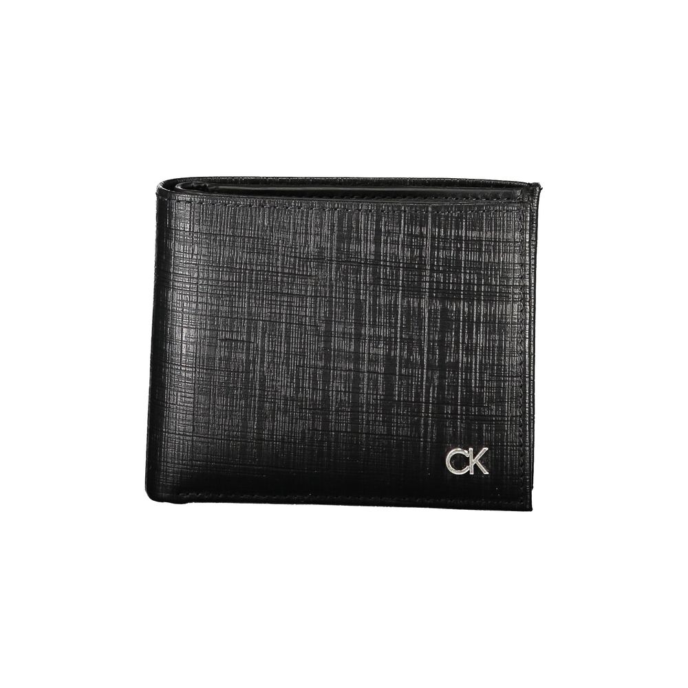 

Кожаный мужской кошелек Calvin Klein, черный