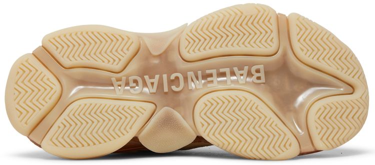 Кроссовки Balenciaga Wmns Triple S Sneaker 'Clear Sole - Nude', коричневый — фото 4