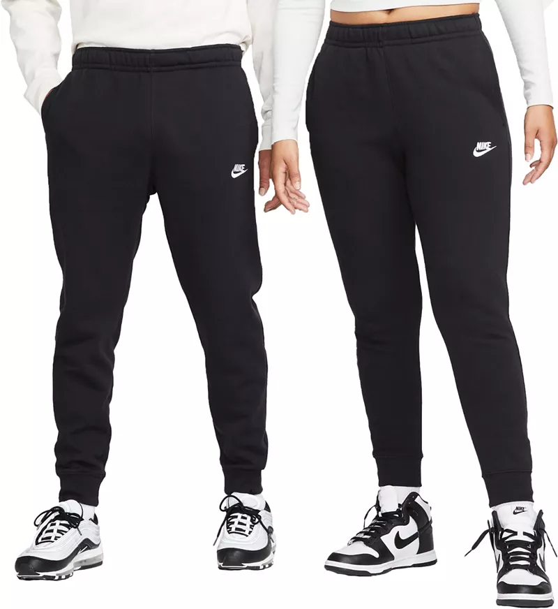

Мужские флисовые джоггеры Nike Sportswear Club, черный/белый