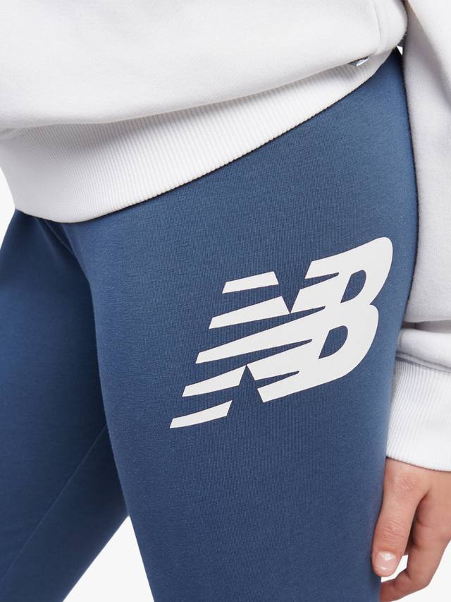 Детские леггинсы с логотипом New Balance, Vintage Indigo — фото 4