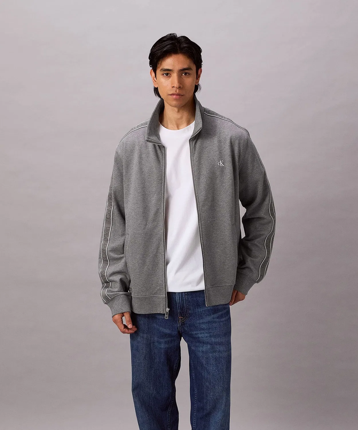 Джакет Calvin Klein Jeans с логотипом, длинный рукав, зеленый — фото 2