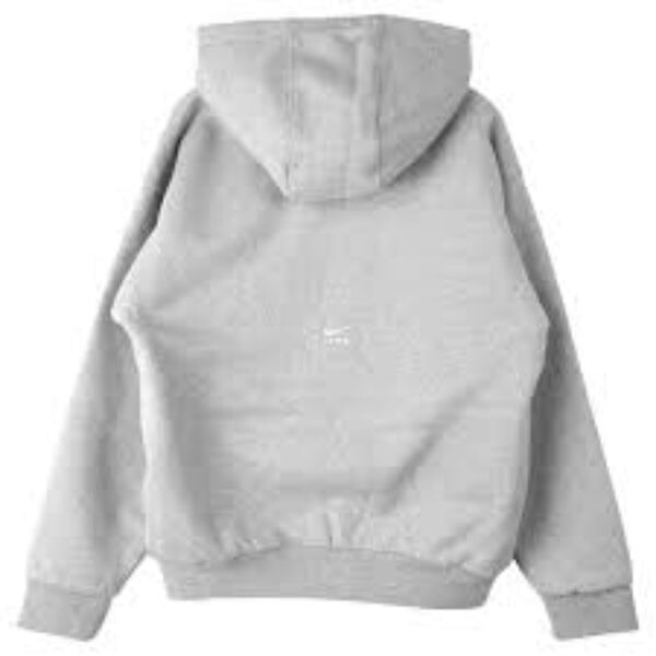 Куртка x mmw флисовая толстовка с капюшоном на молнии Nike, серый — фото 2