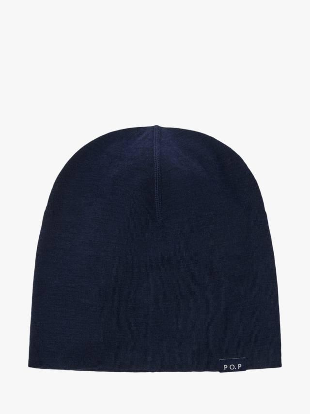 

Детская шапка-бини из мериносовой шерсти Polarn O. Pyret, Blue