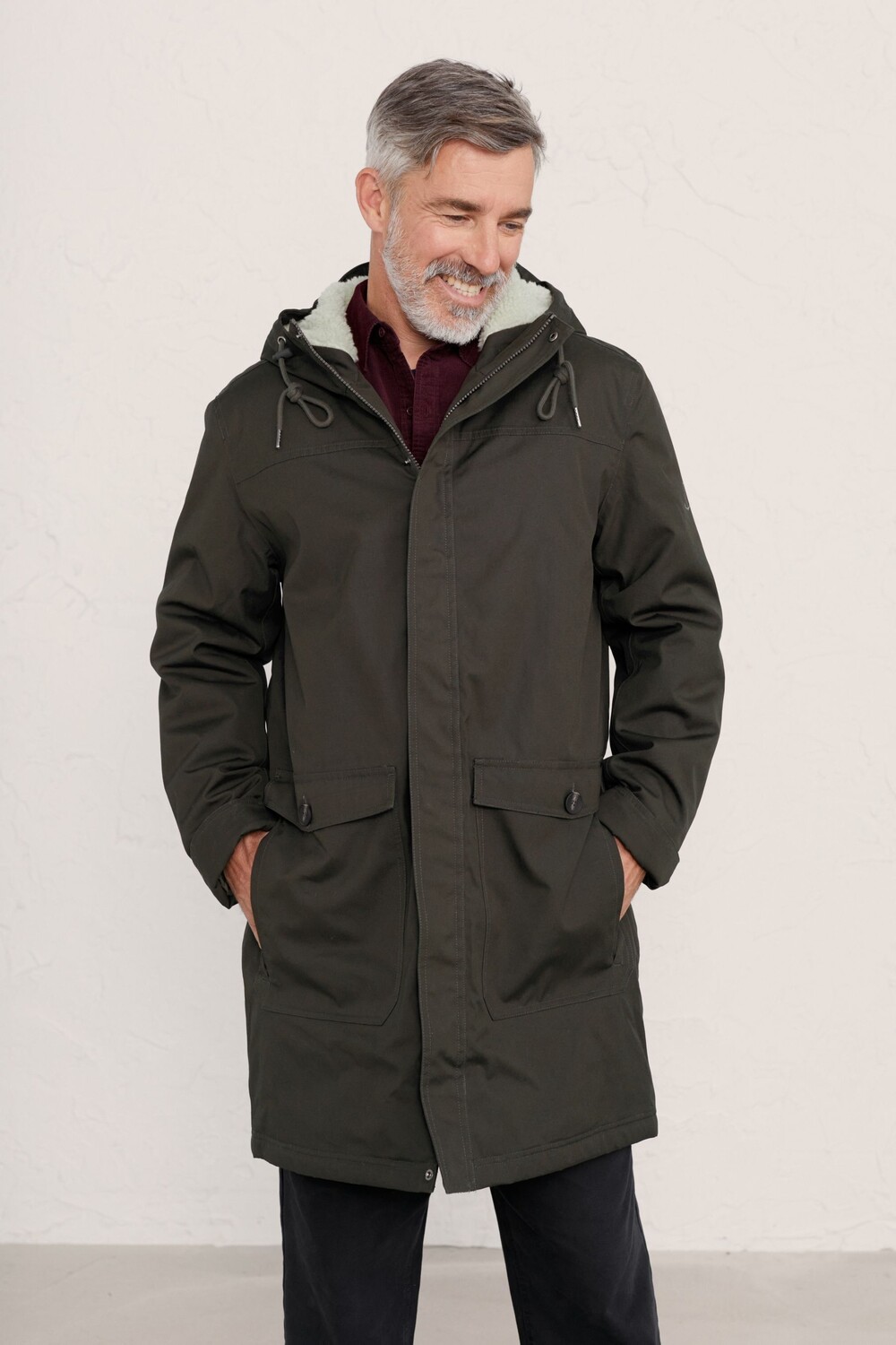 

Мужское пальто Tidesman Seasalt Cornwall, зеленый