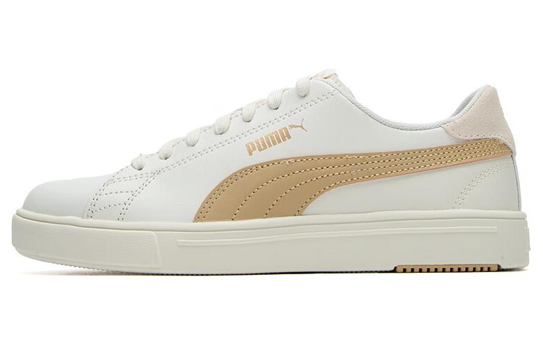 

PUMA Serve Pro Lite Low Top Unisex белые желтые скейтборд кроссовки, цвет White Yellow