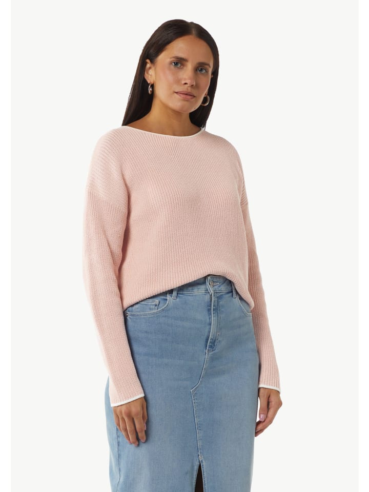 

Пуловер comma CI Strickpullover langarm, розовый