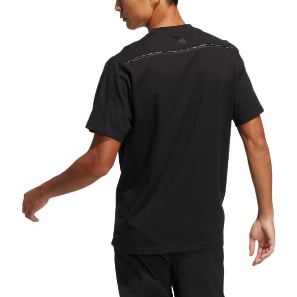 Футболка adidas Th Hvcot Tee Solid Color Sports Short Sleeve Black, мультиколор — фото 3