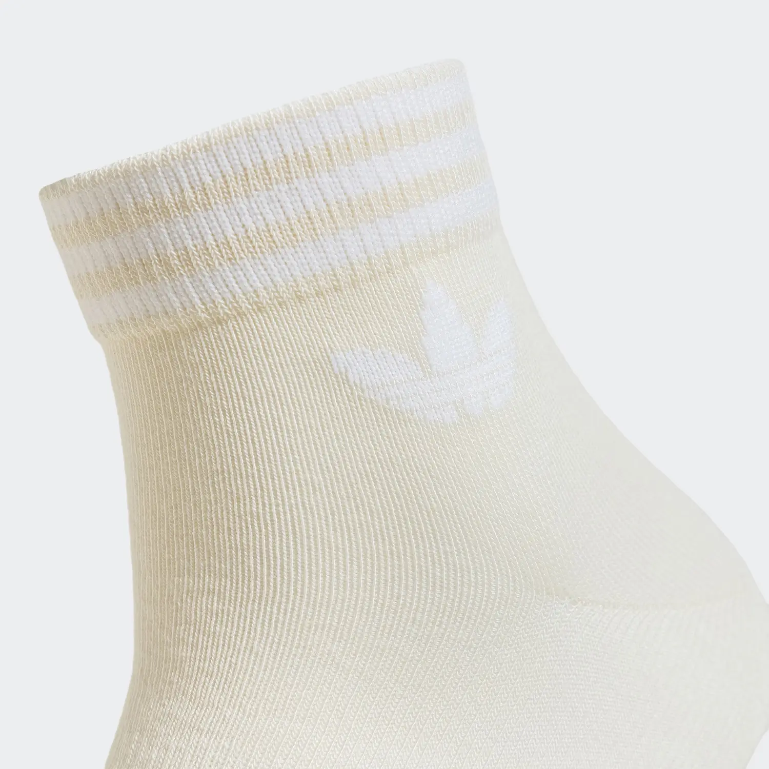 ORI ANK 3P Носки до щиколотки Unisex 3 пары Adidas Originals, белый/хаки/коричневый — фото 3
