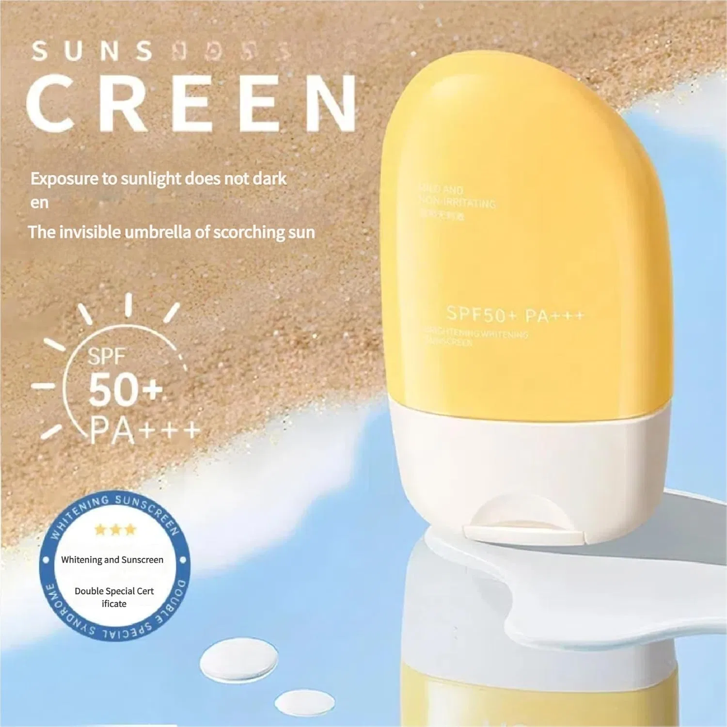 Солнцезащитный крем SPF50+ PA+++ Meidimeijia — фото 3