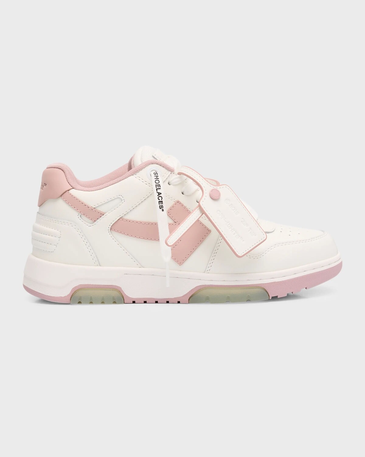 Двухцветные кроссовки Out Of Office Off-White, цвет White Pink
