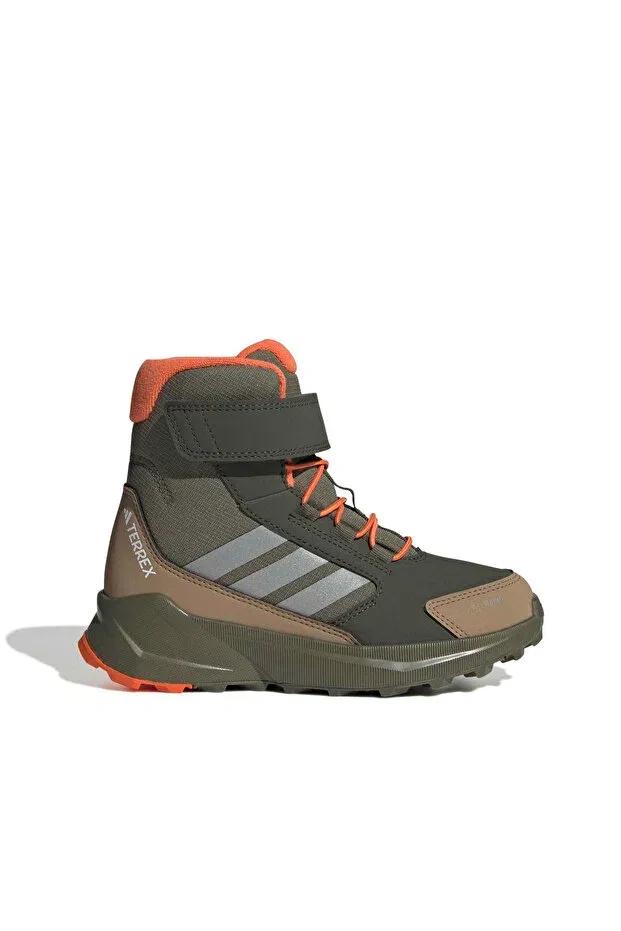 Детские ботинки для девочек с высоким берцем Terrex Trailmaker 2 Mid Kids Khaki Boots Adidas, Green