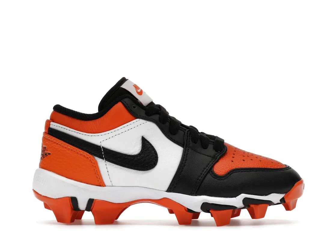 Детские бутсы Shattered Backboard Jordan 1 Low Cleat Jordan, Starfish/Black/White