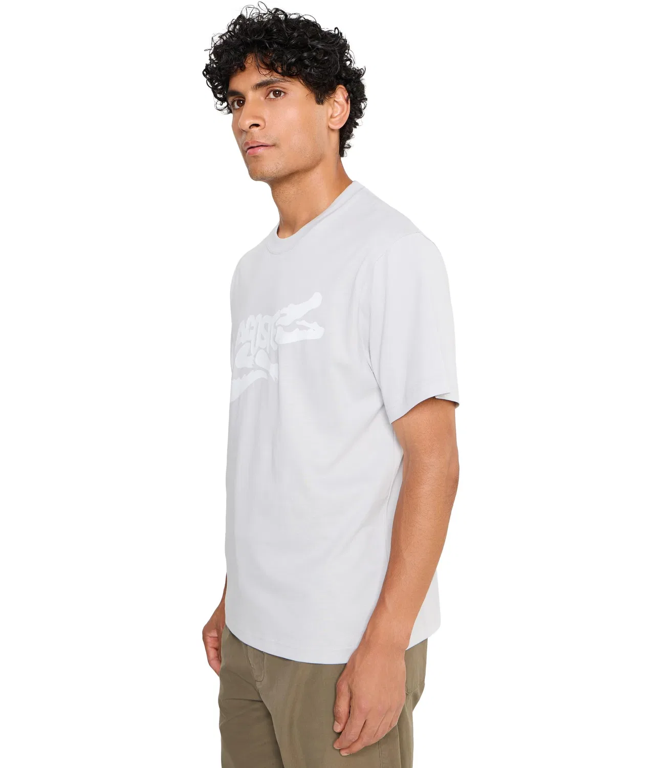Классическая футболка с графическим изображением крокодила Lacoste, Patisson — фото 3