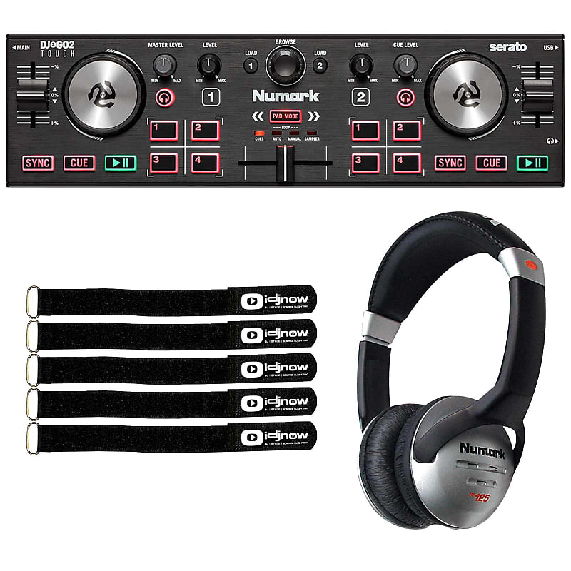 

Numark DJ2GO2 Touch Pocket 2-канальный DJ-контроллер и наушники HF125 Numark DJ2GO2 Touch Pocket 2-Channel DJ Controller & HF125 Headphones