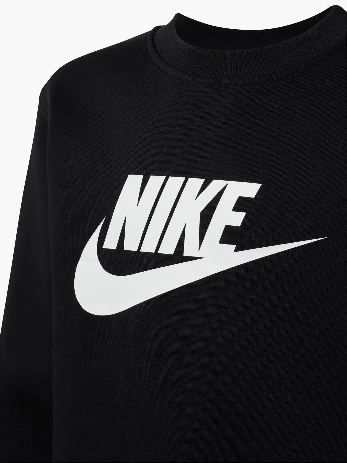 Детский свитшот свободного кроя Nike, черный — фото 3