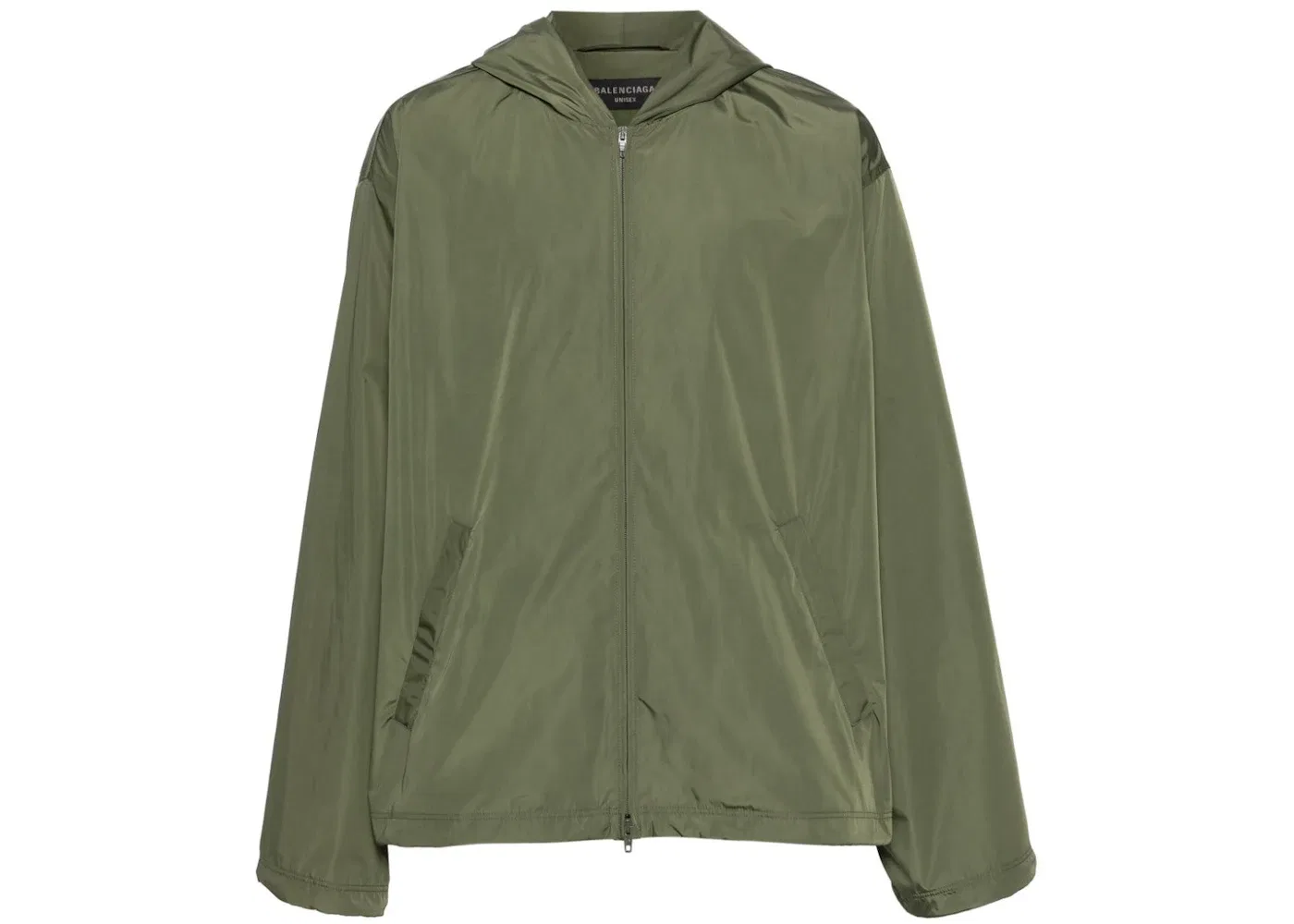 Женская куртка дождевик из коллекции Tracksuit Rain Jacket Balenciaga, хаки