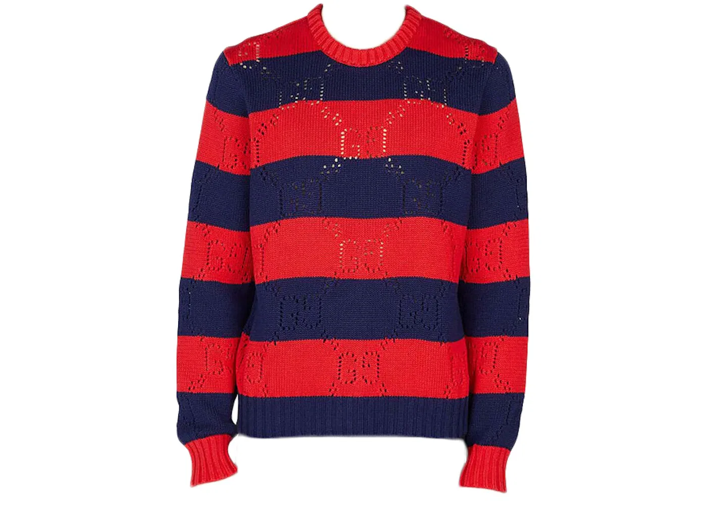 Мужской свитер с полосками Gucci, Red/Blue