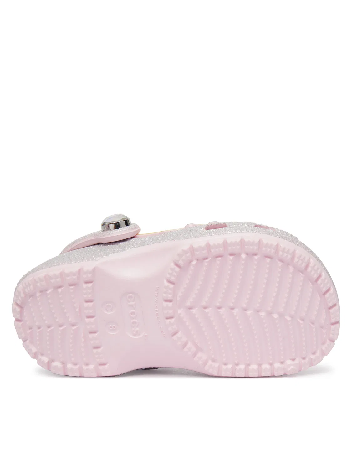 Шлепанцы для девочки Toddler Princess Clog Crocs, розовый — фото 4