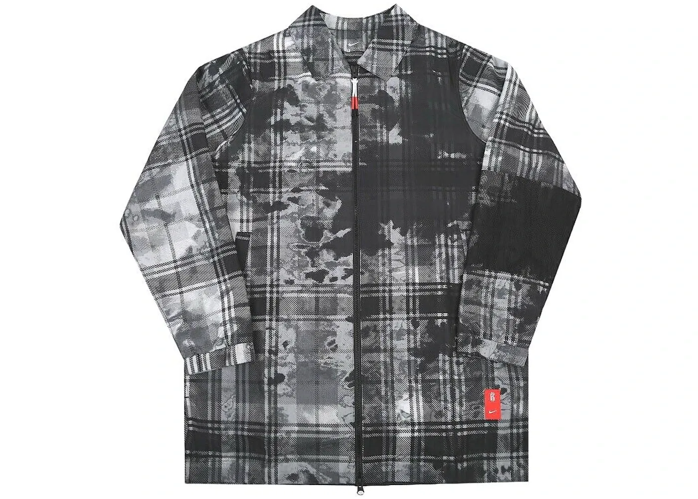 Мужская куртка с принтом Nike, Black/Grey