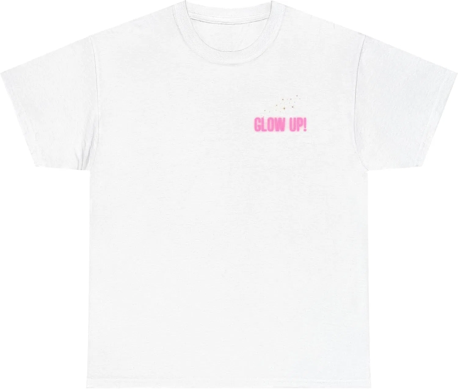 Женская футболка оверсайз с надписью Get Your Glow On, White