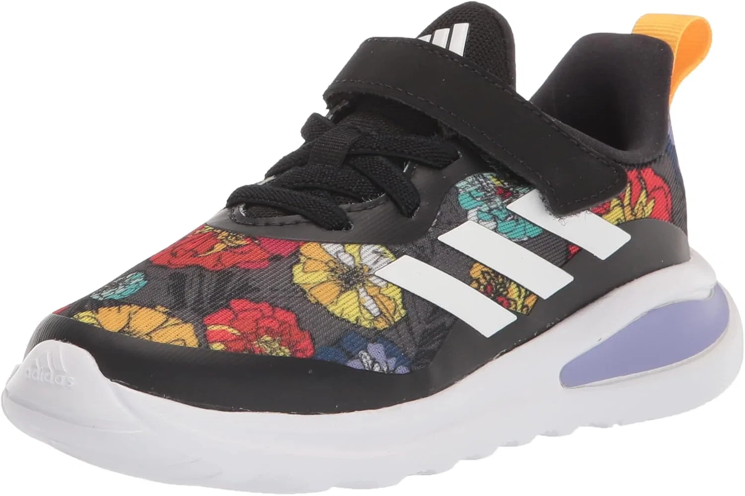 Детские кроссовки для девочек Fortarun adidas, Black/White/Bold Gold