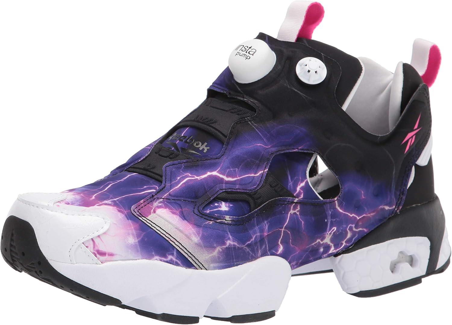 

Кроссовки Reebok Unisex-Adult Instapump Fury Og, белый/черный/розовый