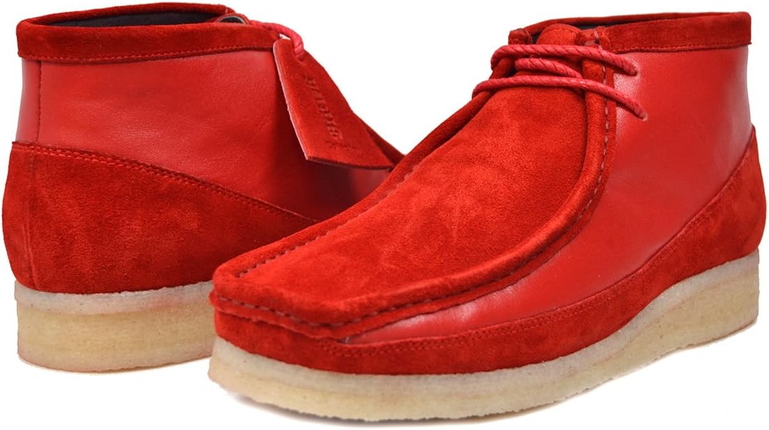 

Коллекция British Walkers Мужские кожаные и замшевые ботинки на шнуровке British Collection, красный