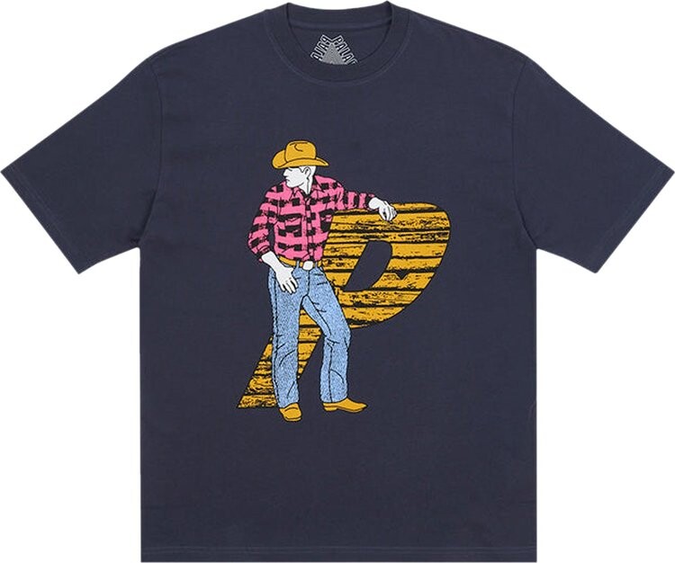 

Футболка Palace Saddle Up T-Shirt 'Navy', синий