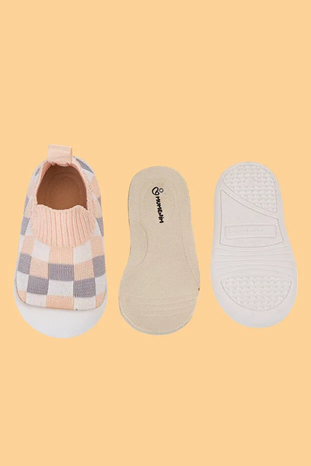 Детские туфли для девочек ортопедические Guula baby girl & child pink-white comfortable anti-slip orthopedic sole first step shoes & sneaker Mumenim, Pink — фото 4