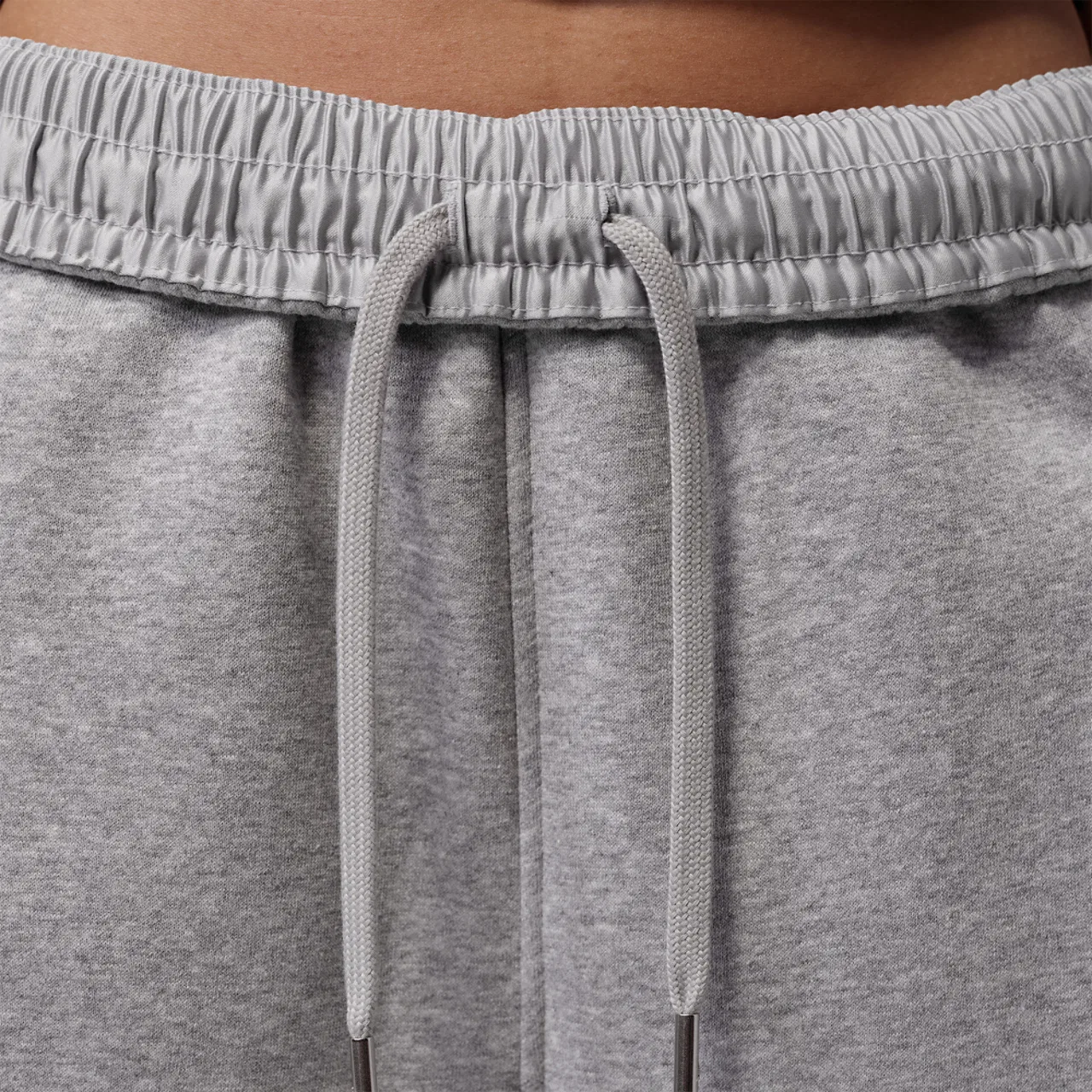 Женские спортивные штаны из футера с утяжкой Jordan Brooklyn Fleece Jogger Pant BB, Dk Grey Heather — фото 3