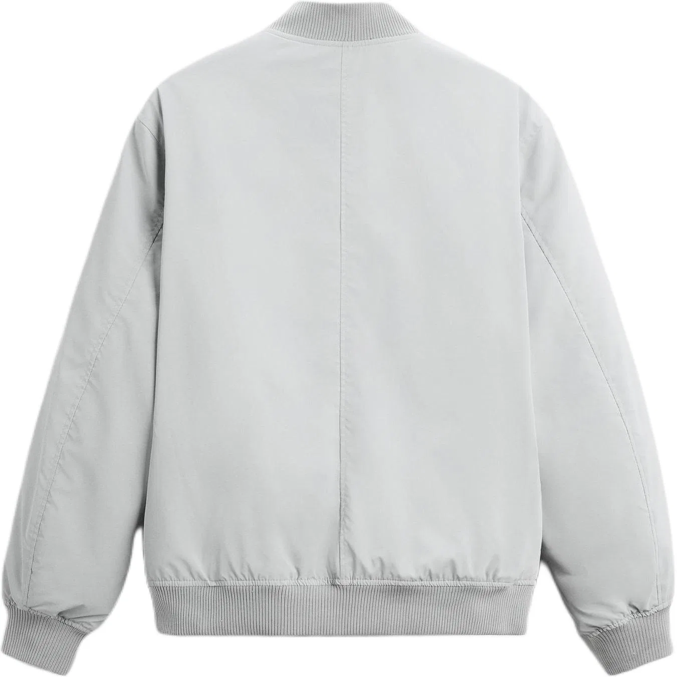 Мужская куртка-пилот с бейсбольным воротником ZARA, Gray — фото 3